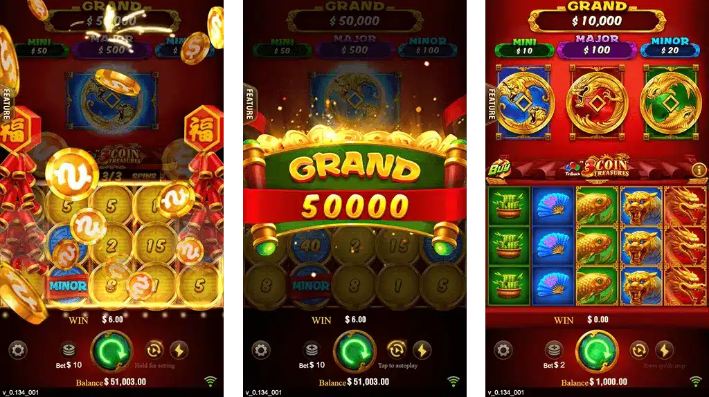 3 Coins 500Club Bonus